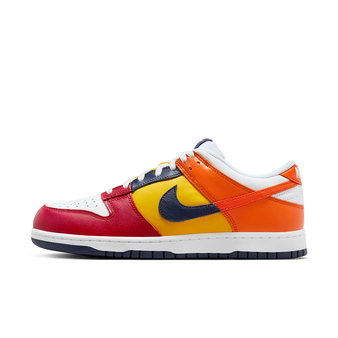 Nike Dunk Low QS CO.JP What The (2024), Midnight Navy/Varsity Maize/Varsity Red/Neutral Grey/Varsity Royal/Orange Blaze (IB2051-400)