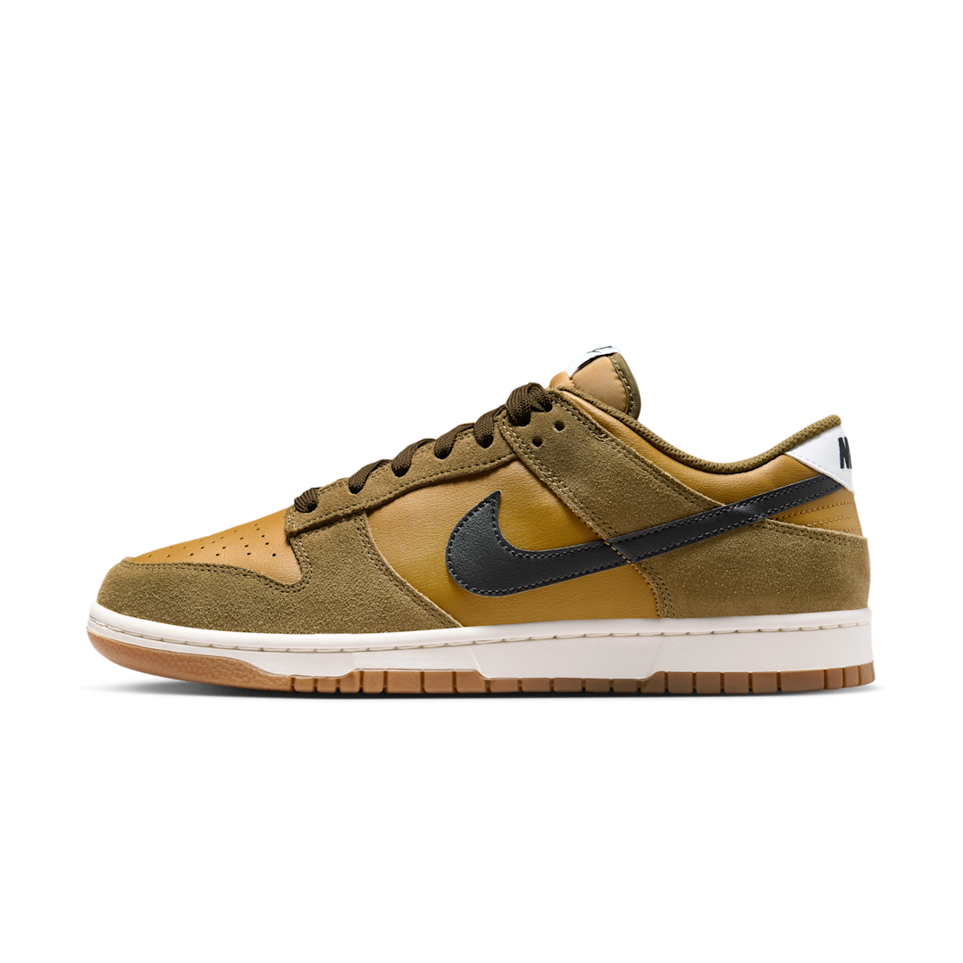 Nike Dunk Low Retro SE Ochre Olive Flak Gum, Ochre/Black/Olive Flak/Coconut Milk (IB6399-300)