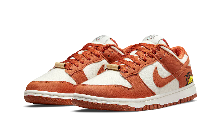 Nike Dunk Low Retro Sun Club Burn Sunrise, Sail/Black-Vivid Green-Barn Sunrise (DR5475-100)