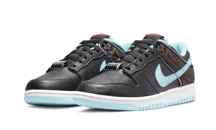 Nike Dunk Low SE Barber Shop Black, Black/Teal-White (DH7614-001)