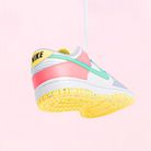 Nike Dunk Low SE Easter Candy, White/Green Glow-Sunset Pulse (DD1872-100)