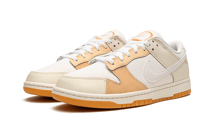 Nike Dunk Low SE Patchwork If Lost Return To, White/Sail-White-Sanddrift-Sesame-Pale Vanilla (FJ5475-100)