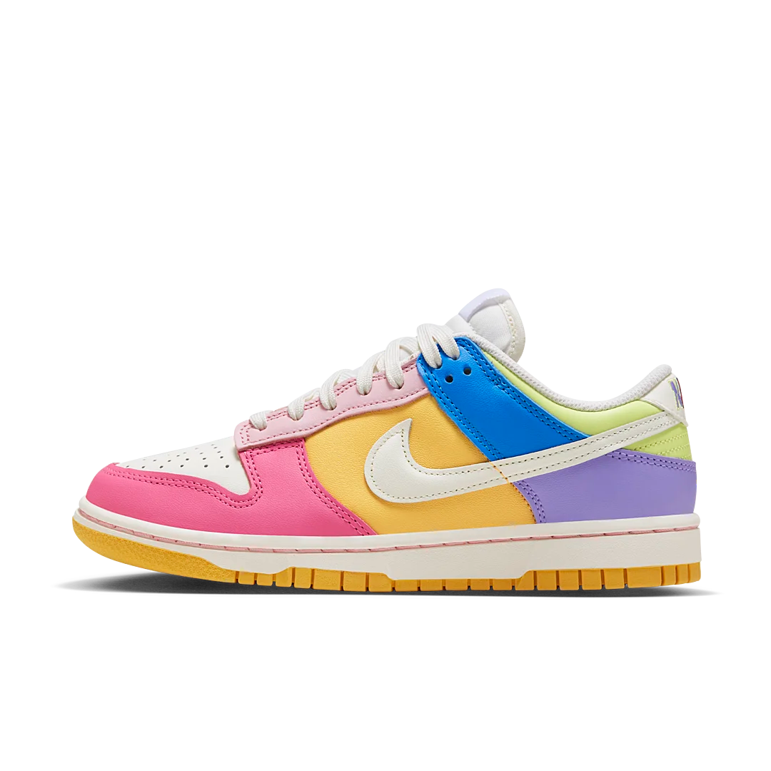 Nike Dunk Low Solar Flare Multi-Color, Sail/Sail/Solar Flare/Sail (FD9923-111)