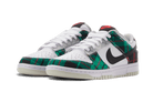 Nike Dunk Low Tartan Plaid, White/Black-White-University Red-Stadium Grey-Light Silver (DV0827-100)