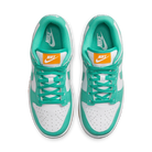 Nike Dunk Low Teal Zeal, White/Washed Teal/Kumquat (DV2190-100)