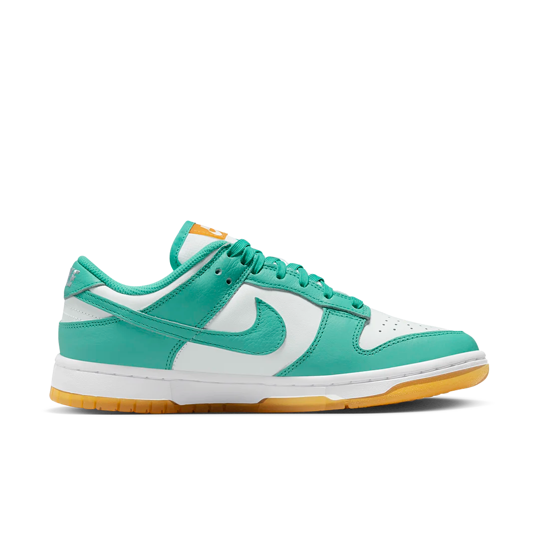 Nike Dunk Low Teal Zeal, White/Washed Teal/Kumquat (DV2190-100)