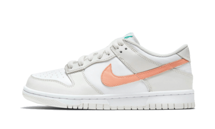 Nike Dunk Low Tropical Twist, White/Bone-Peach-Aqua (CW1590-101)