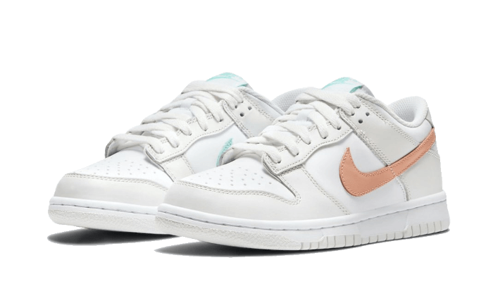 Nike Dunk Low Tropical Twist, White/Bone-Peach-Aqua (CW1590-101)