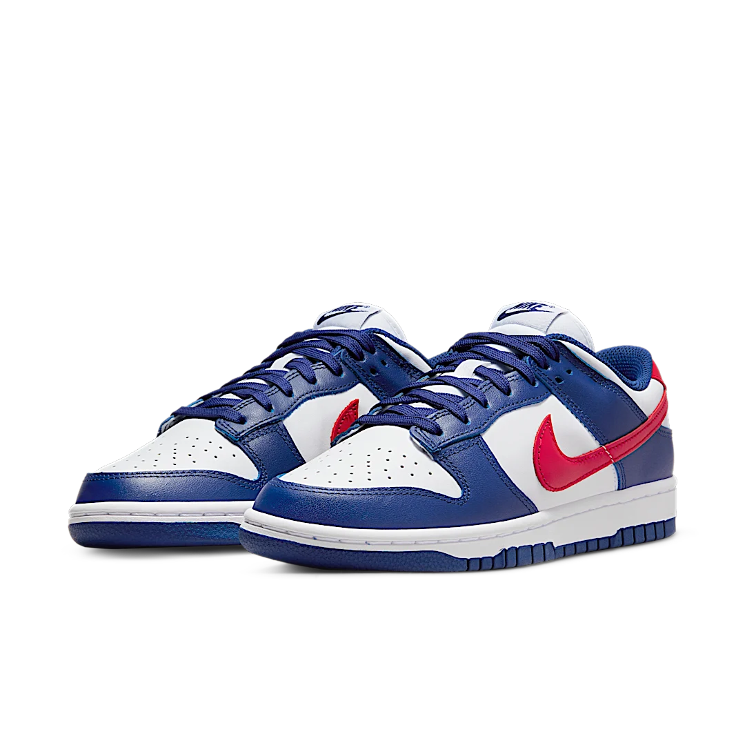 Nike Dunk Low USA, White/Royal-University Red (DD1503-119)