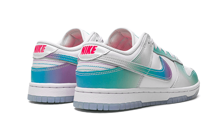 Nike Dunk Low Unlock Your Space, White/Multi-Color-Ice Blue-Phantom-Light Menta (FJ7743-194)