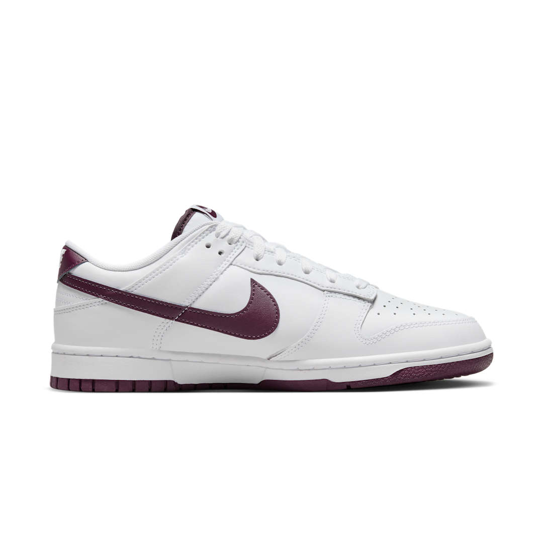 Nike Dunk Low White Night Maroon