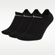 Nike Everyday Lightweight Training No-Show Socks (3 Pairs) Black/White