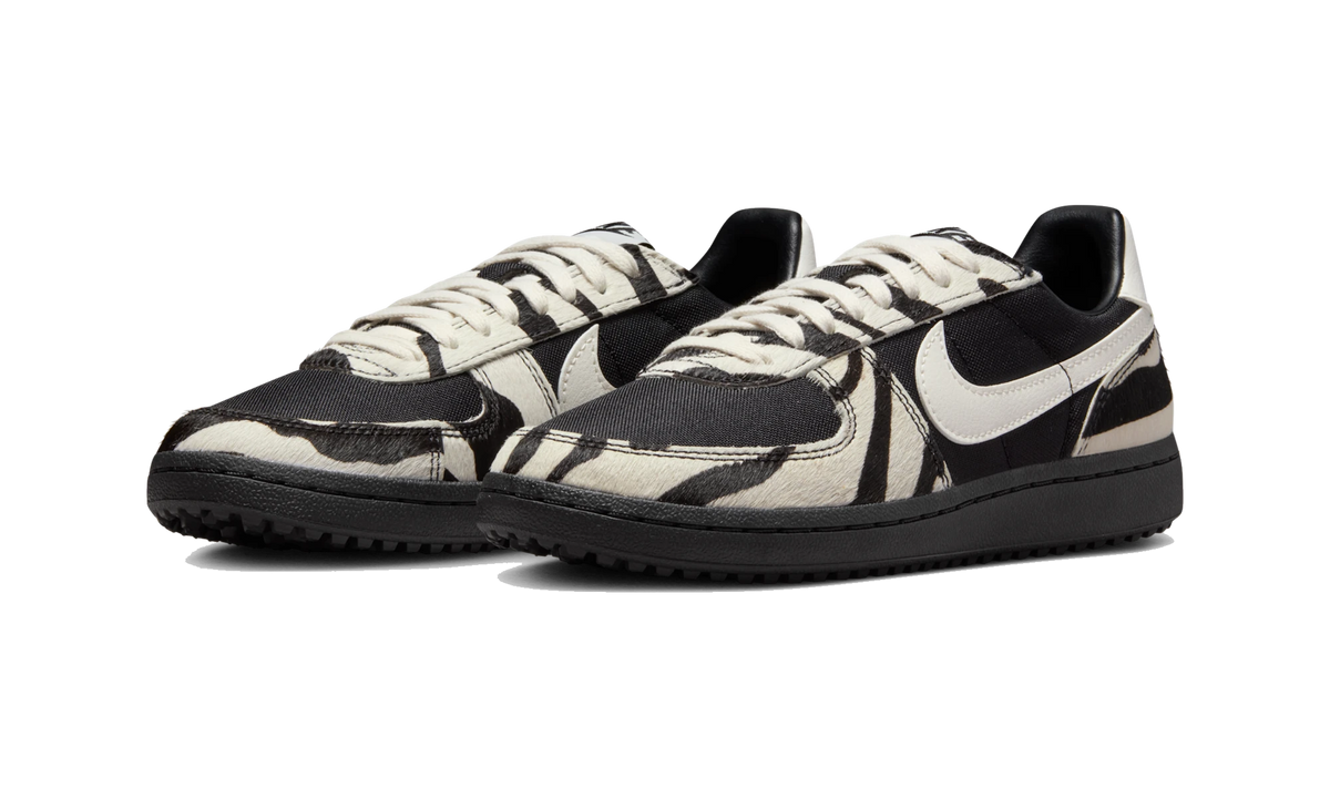 Nike Field General Black Sail Zebra Print