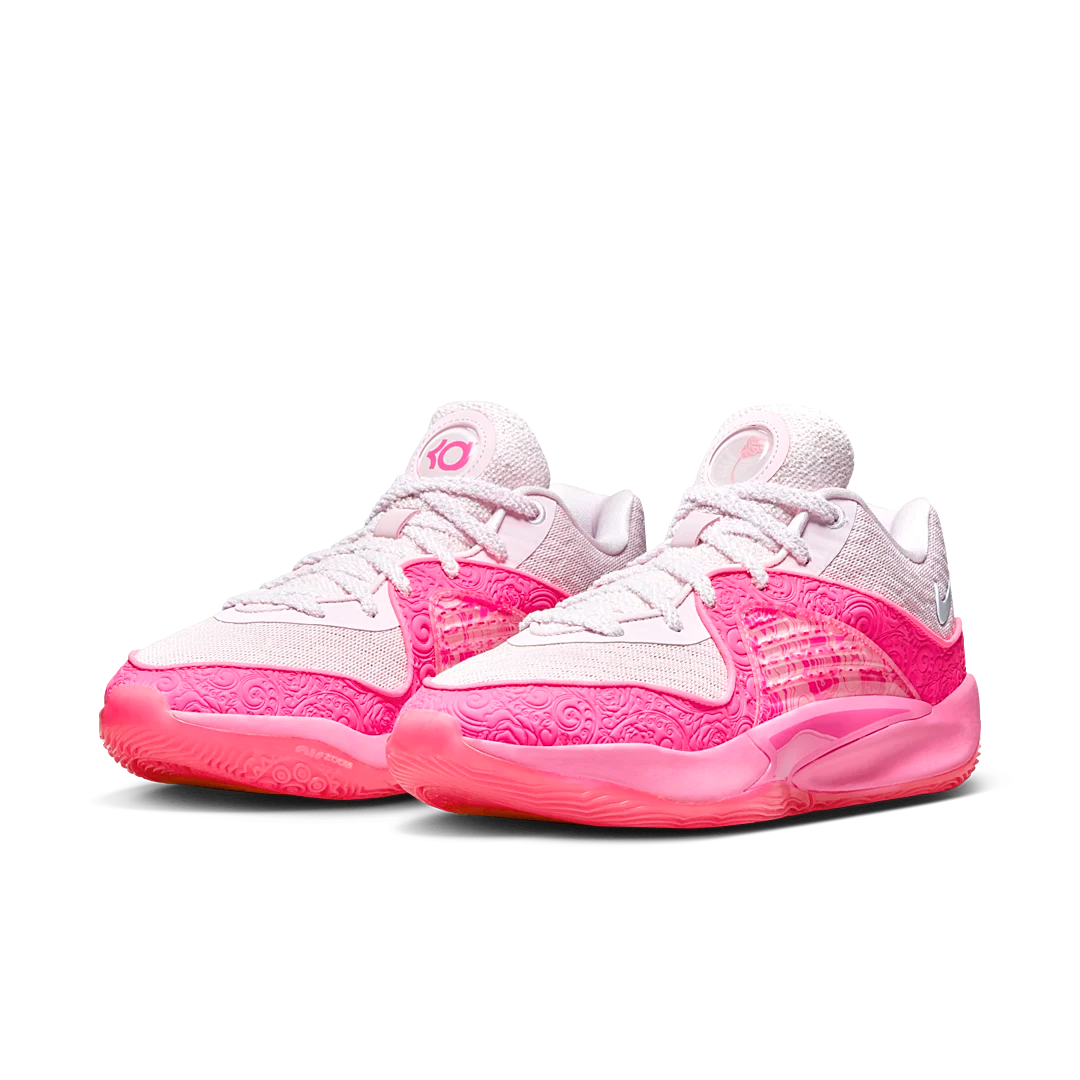 Nike KD 16 Aunt Pearl, Pink Foam/White-Fierce Pink-Hyper Pink (FN4929-600/FQ9216-600)