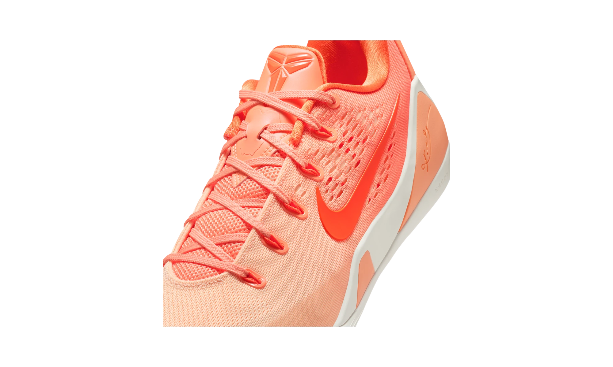 Nike Kobe 9 Low Protro Orange Frost Brilliant Orange Summit White Ice Peach