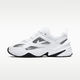 Nike M2K Tekno White Metallic Silver Black
