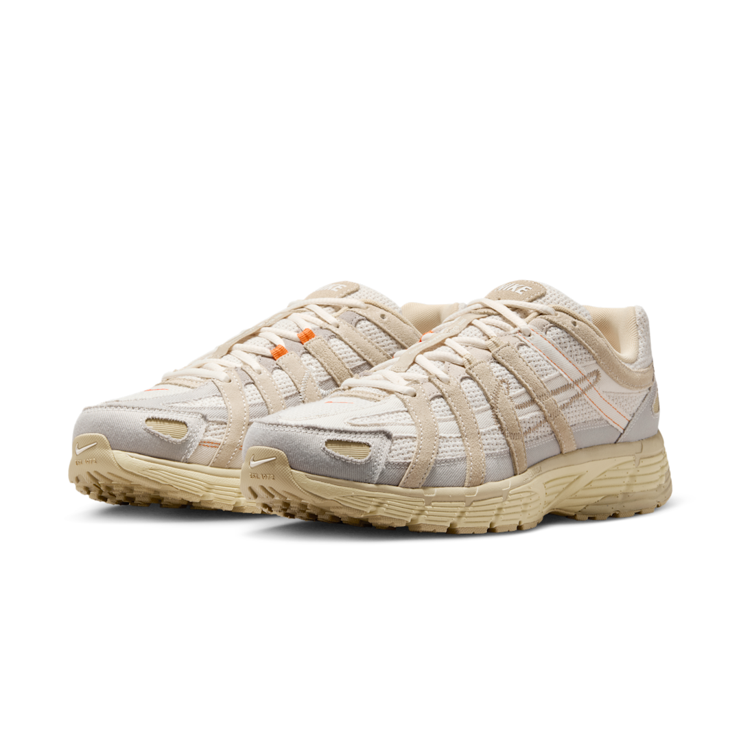 Nike P-6000 College Grey Khaki Safety Orange, College Gray/Khaki/Team Gold/Light Ivory/Safety Orange/Light Mahogany Brown (IM6648-009)
