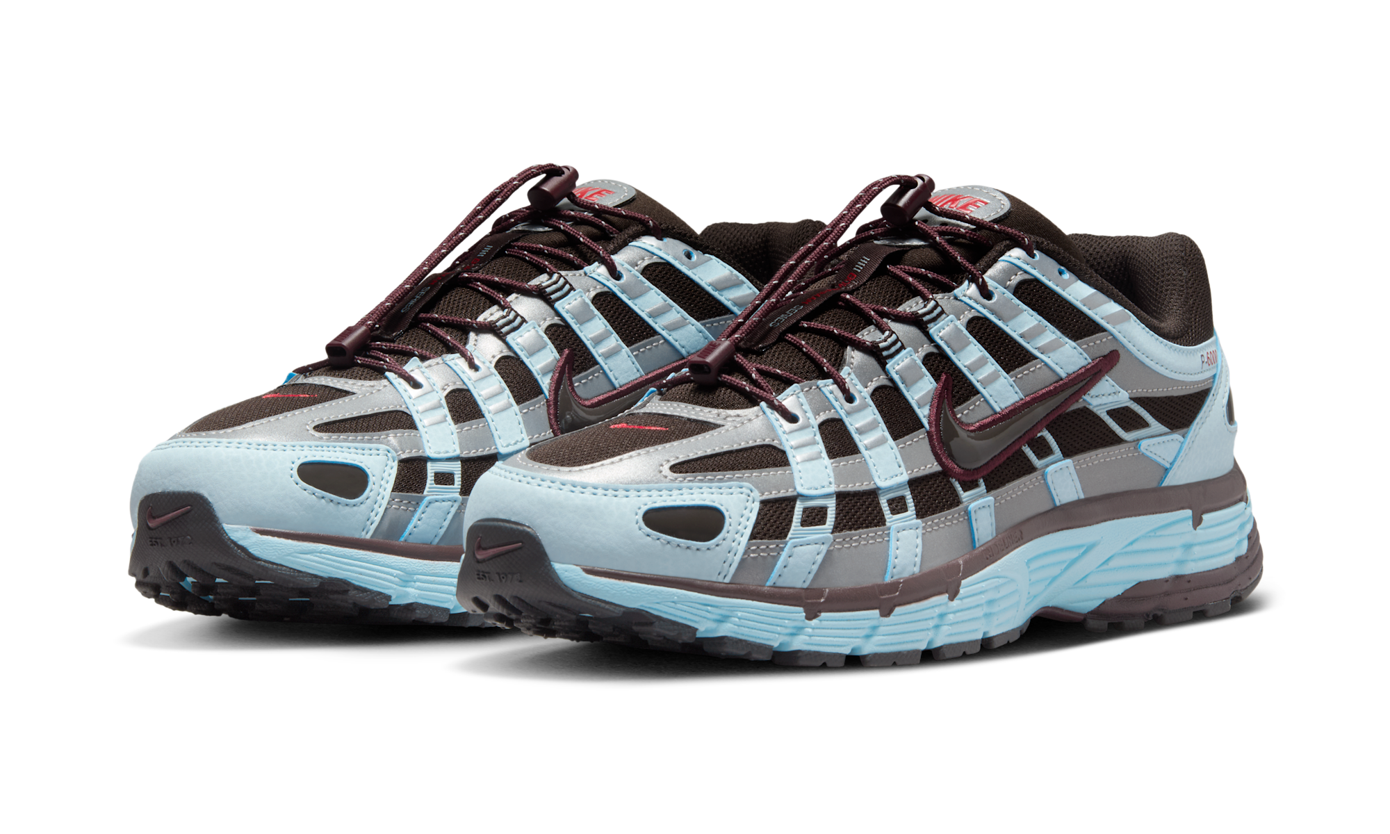Nike P-6000 Glacier Blue Burgundy Crush