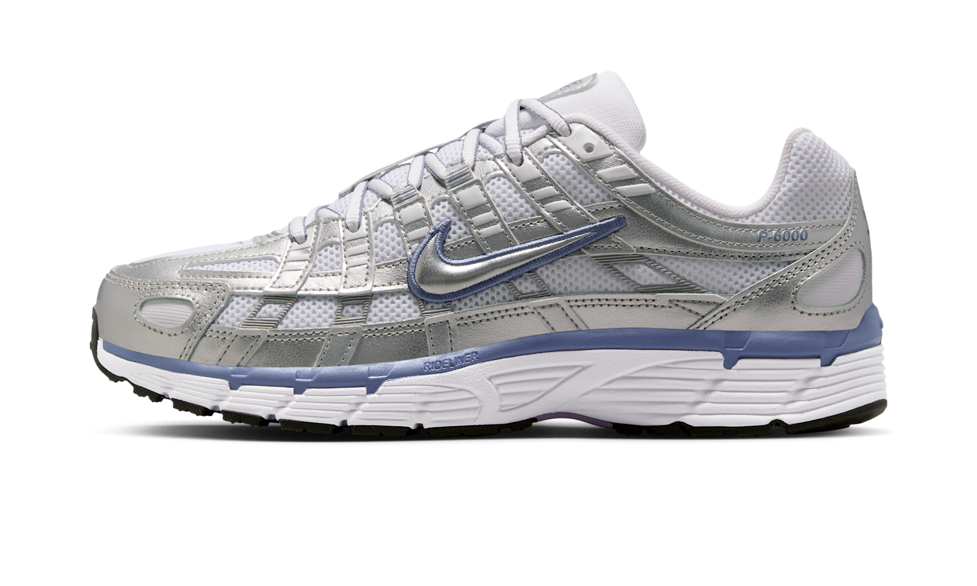 Nike P-6000 Metallic Silver World Indigo