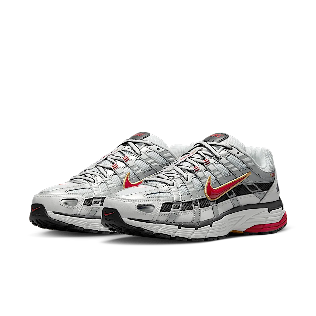 Nike P-6000 White Gold Red