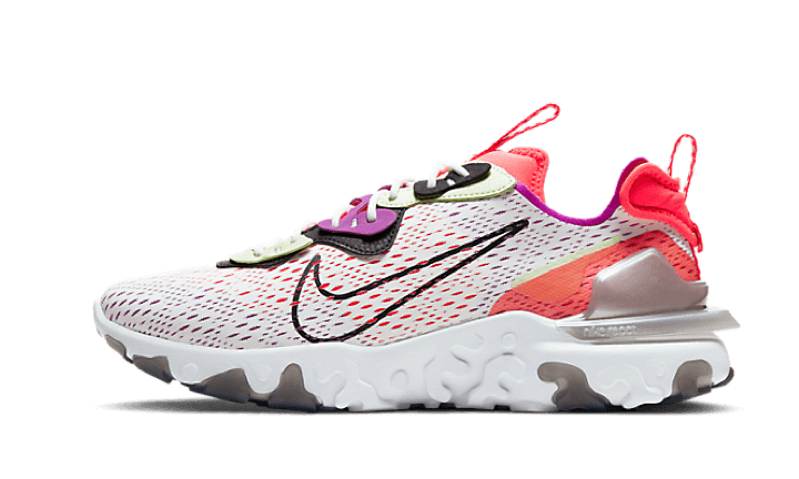 Nike React Vision Barely Volt Laser Crimson