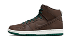 Nike SB Dunk High Baroque Brown Vegan Leather, Baroque Brown/White-Pine Green (CV1624-200)