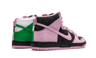 Nike SB Dunk High Invert Celtics, Black/Pink Rise-Lucky Green (CU7349-001)