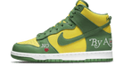 Nike SB Dunk High Supreme By Any Means Brazil, Varsity Maize/Pine Green-White (DN3741-700)