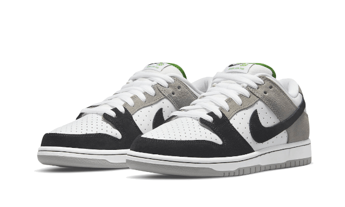 Nike SB Dunk Low Chlorophyll, Grey/White-Chlorophyll-Black (BQ6817-011)