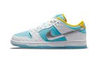 Nike SB Dunk Low FTC Lagoon Pulse, White/Lagoon Pulse-Metallic Silver-Speed Yellow (DH7687-400)