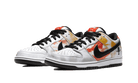 Nike SB Dunk Low Raygun Tie-Dye White, White/Black-Orange Flash (BQ6832-101)