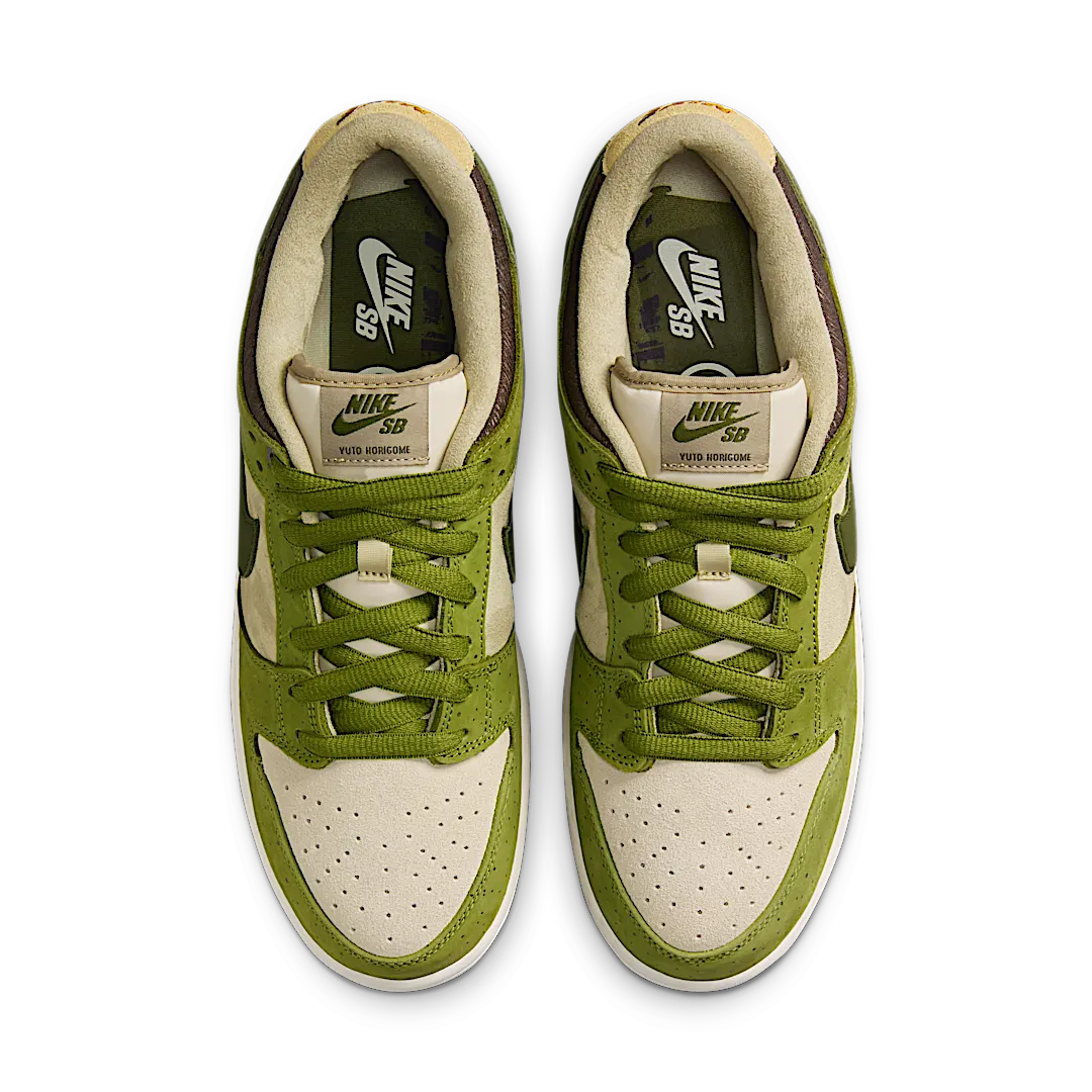 Nike SB Dunk Low Yuto Horigome Asparagus, Asparagus/Legion Green/Light Khaki/Dark Loden/Sesame/Burnt Sienna (HF8022-300)