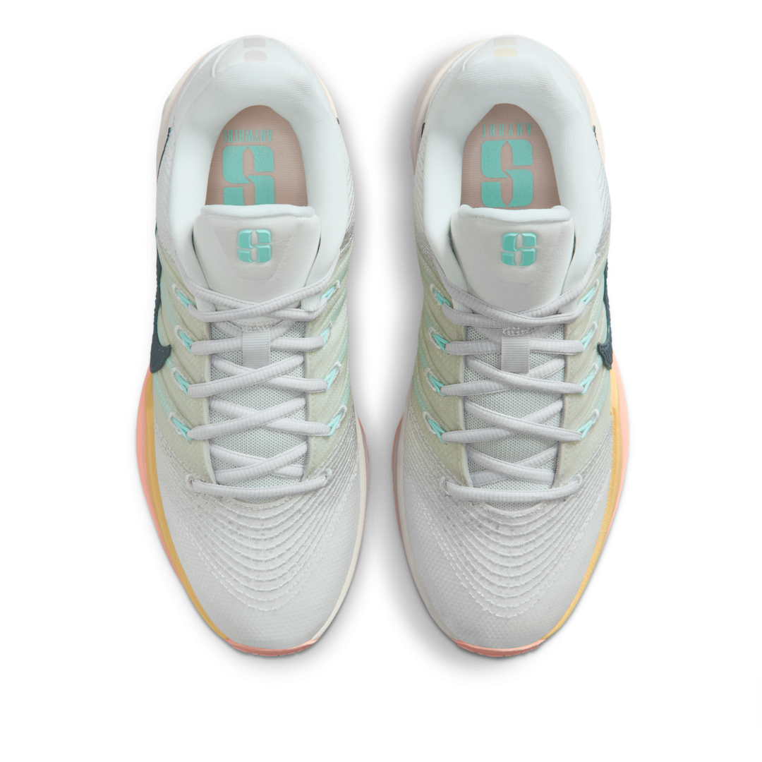 Nike Sabrina 3 Silencer, Summit White/Iron Grey/Photon Dust/Washed Coral/Artisan Teal/Lemonade (HF2881-100)