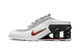 Nike Shox MR4 Mule Martine Rose Metallic Platinum Varsity Red