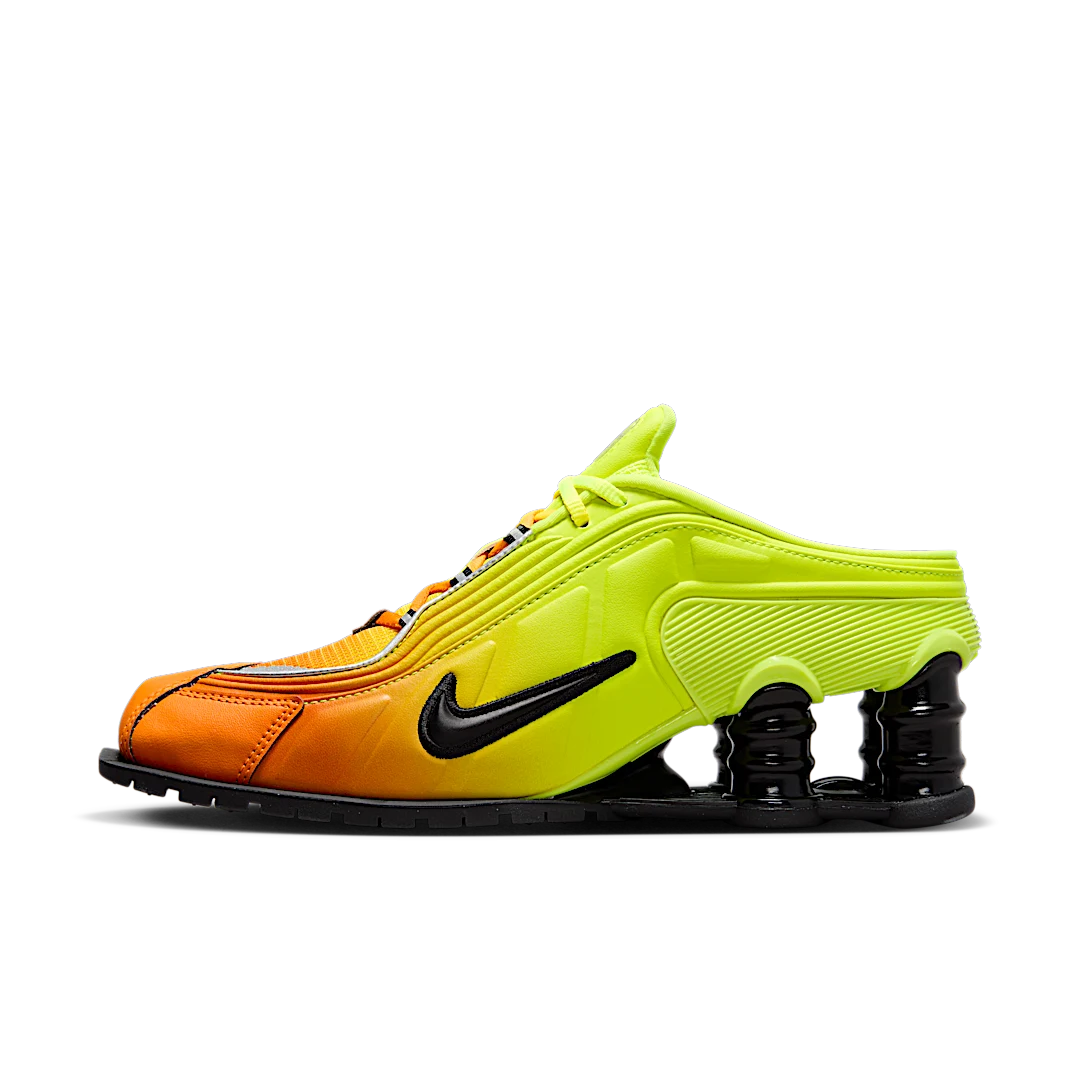 Nike Shox MR4 Mule Martine Rose Safety Orange, Safety Orange/Black-Metallic Silver (DQ2401-800)