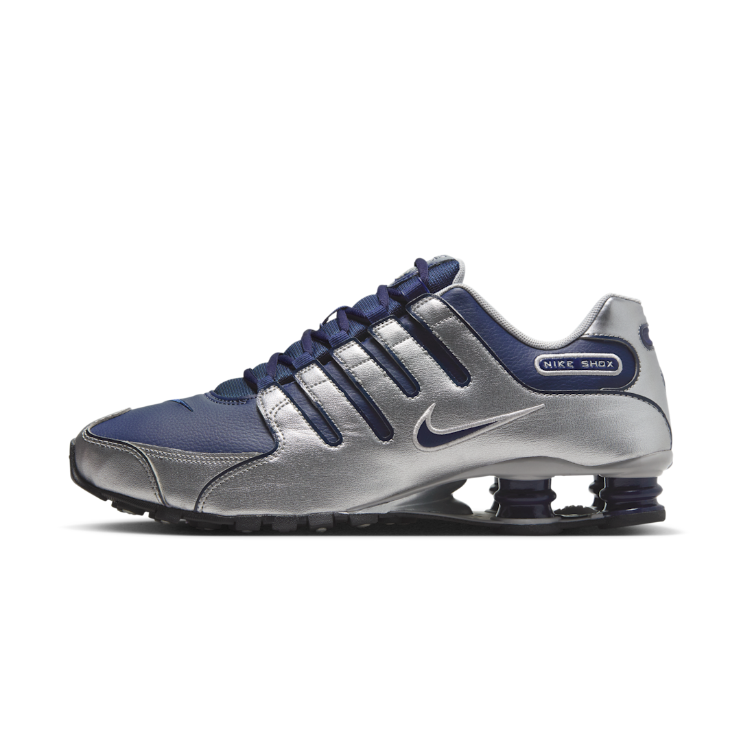 Nike Shox NZ Midnight Navy Metallic Silver, Midnight Navy/Metallic Silver/Black (378341-402)