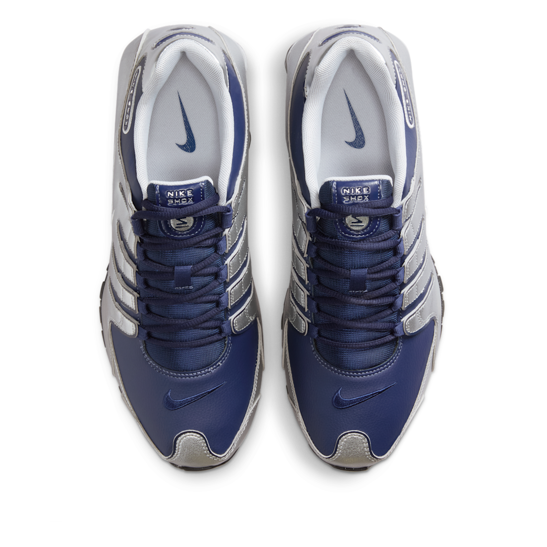 Nike Shox NZ Midnight Navy Metallic Silver, Midnight Navy/Metallic Silver/Black (378341-402)
