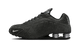 Nike Shox R4 Black Distressed Leather