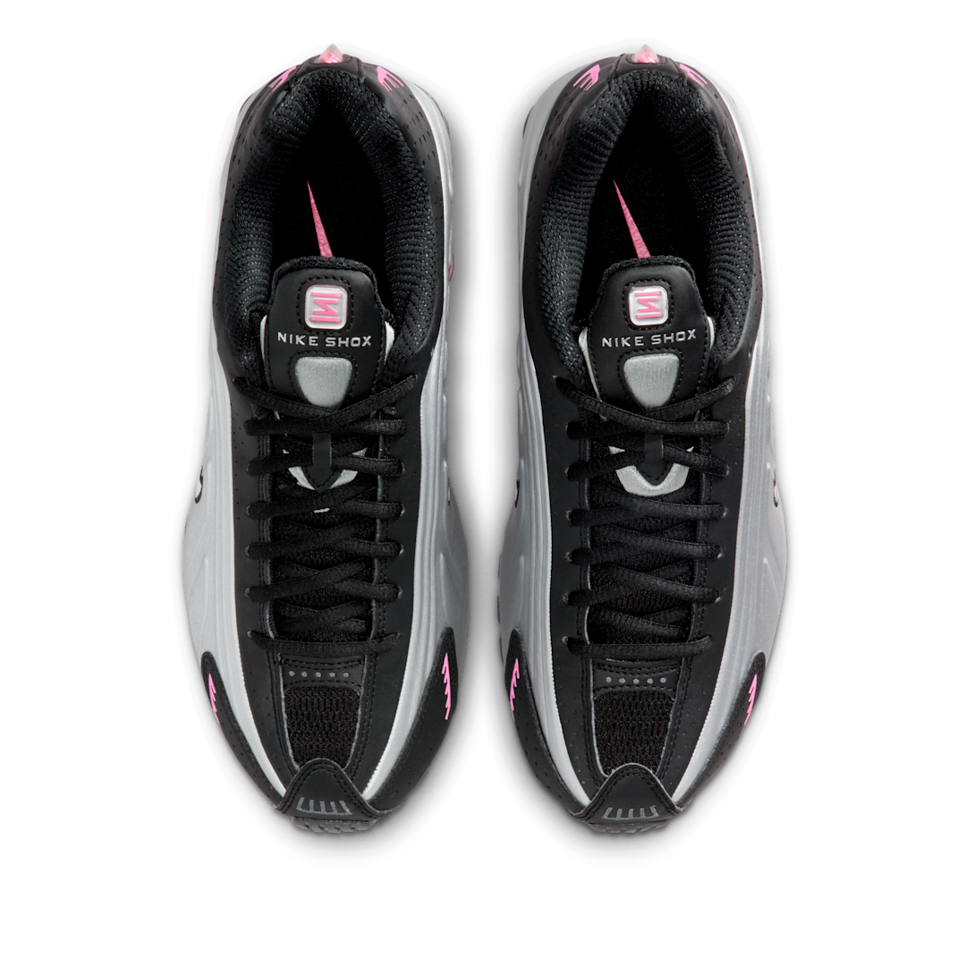 Nike Shox R4 Black Metallic Silver Pinksicle, Black/Pinksicle/Metallic Silver (AR3565-012)