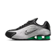 Nike Shox R4 Metallic Silver Green Shock