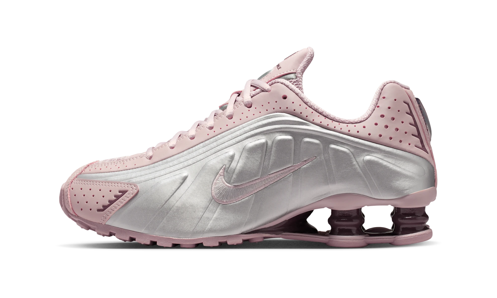 Nike Shox R4 Particle Rose Tattoo Silver