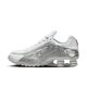 Nike Shox R4 White Bright Crimson Metallic Silver
