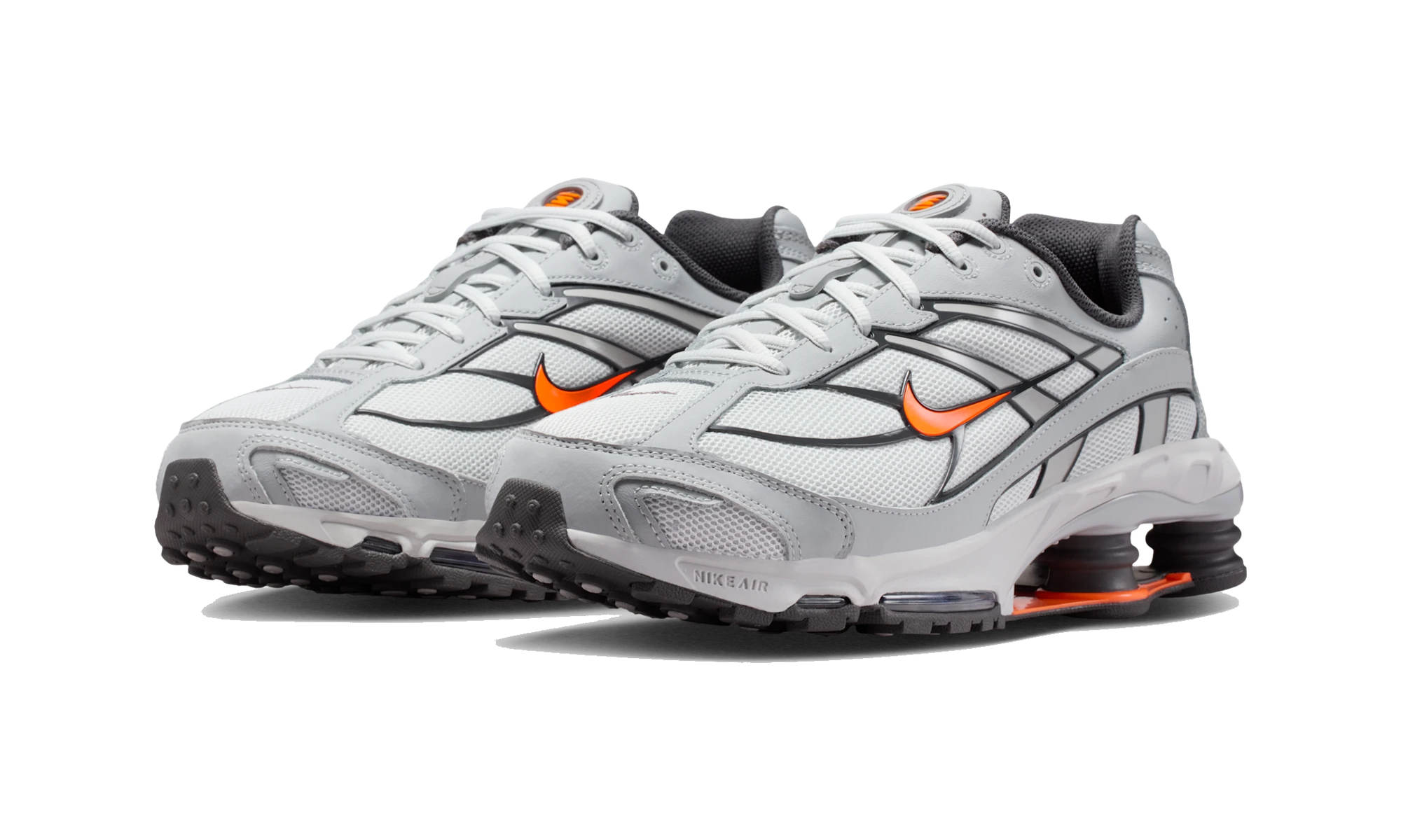 Nike Shox Ride 2 Light Smoke Grey Total Orange