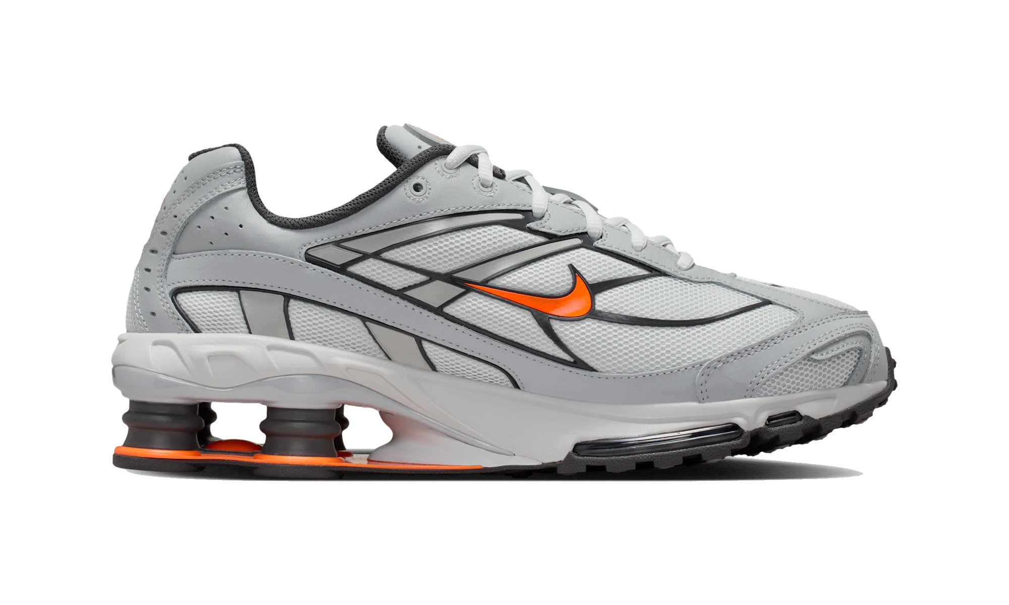 Nike Shox Ride 2 Light Smoke Grey Total Orange