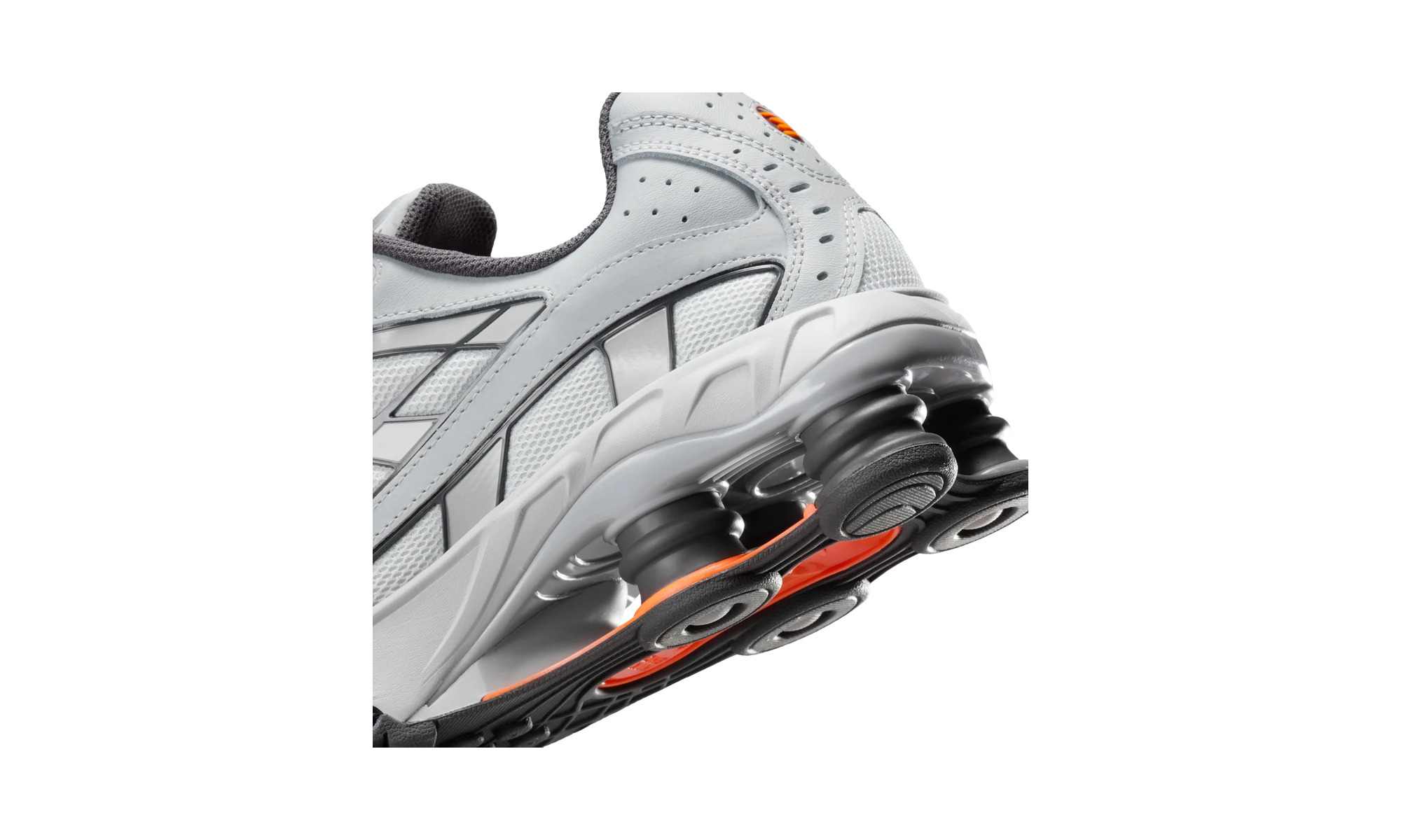 Nike Shox Ride 2 Light Smoke Grey Total Orange