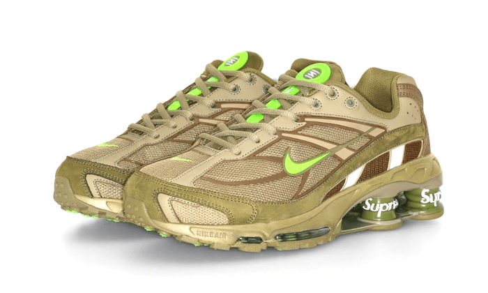 Nike Shox Ride 2 SP Supreme Olive, Neutral Olive/Electric Green-Pilgrim (DN1615-200)