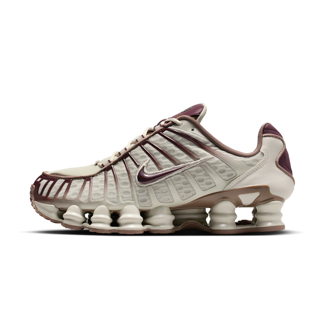 Nike Shox TL Light Bone Burgundy Crush, Light Bone/Mink Brown/Burgundy Crush (IM6013-072)