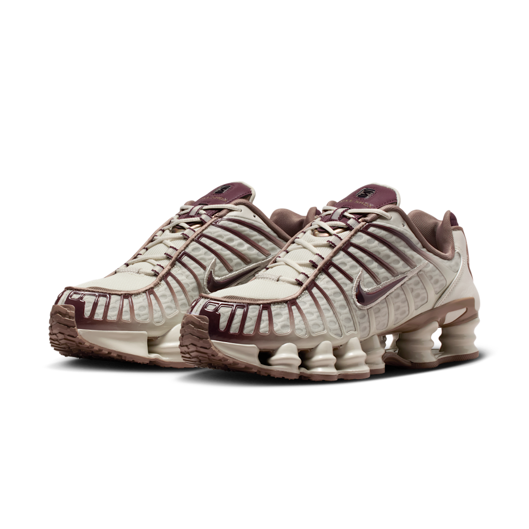 Nike Shox TL Light Bone Burgundy Crush, Light Bone/Mink Brown/Burgundy Crush (IM6013-072)