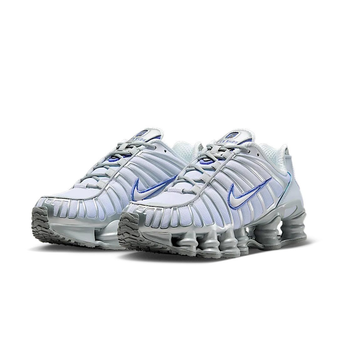 Nike Shox TL Metallic Platinum Blue Tint, Metallic Platinum/Polar/Blue Tint/White (FQ2775-001)