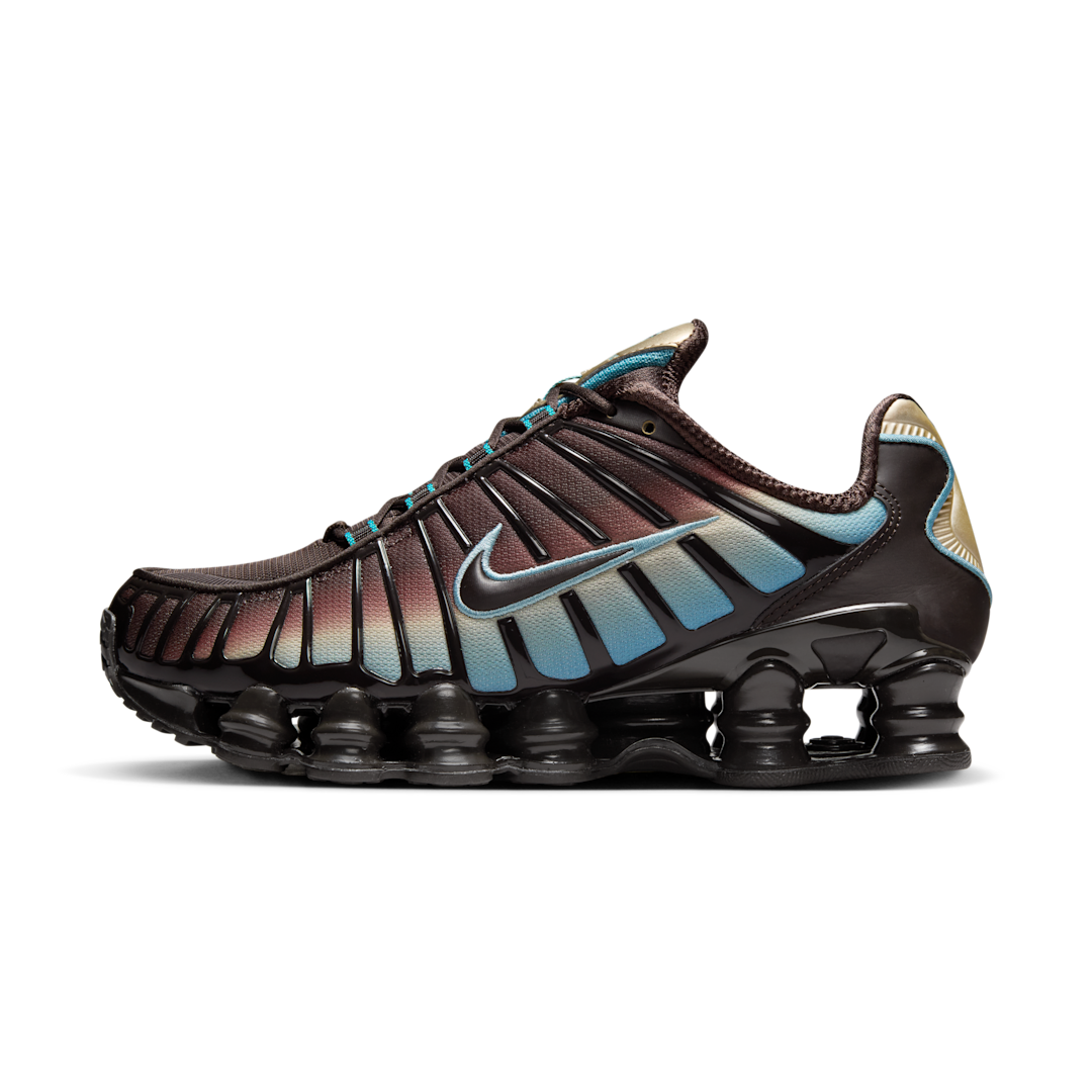 Nike Shox TL Velvet Brown Denim Turquoise, Velvet Brown/Desert Khaki/Denim Turquoise (IB4340-200)